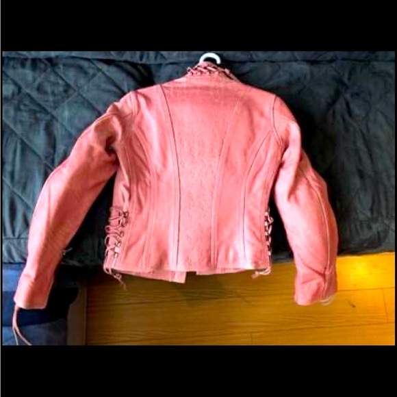 Alpinestars Stella TX-1 Leather Jacket - Pink - Picture 2 of 6
